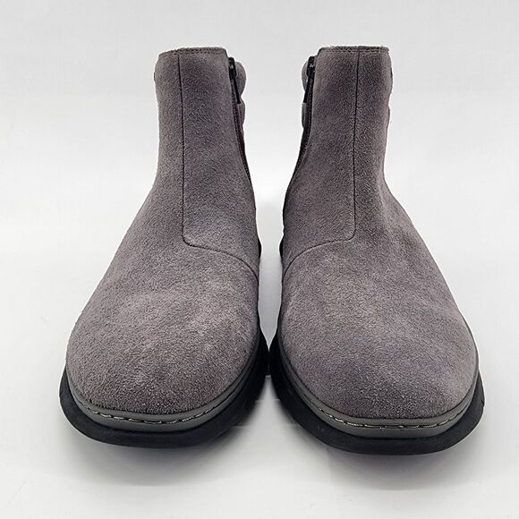 Vionic Arya Grey Nubuck Leather‎ Ankle Boots New Size 8 - Picture 7 of 12